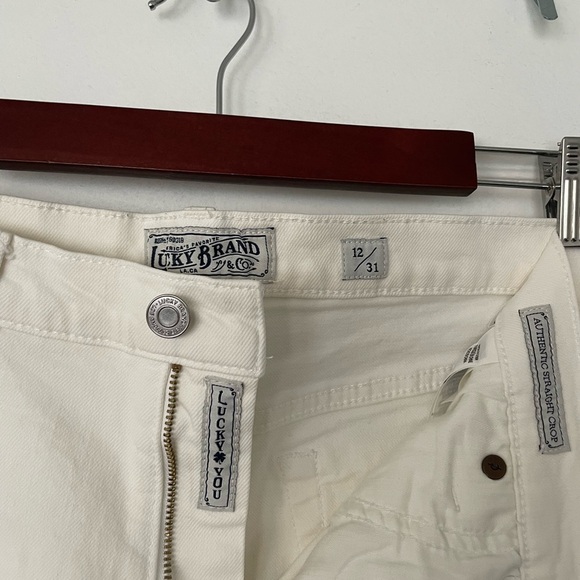 Lucky Brand Women's Cream Jeans - Picture 3 of 5